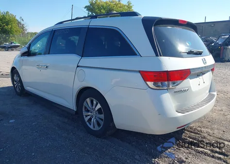2015 Honda Odyssey Ex-L from USA, damaged, VIN 5FNRL5H65FB037592